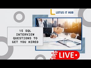 15 SQL Interview Questions TO GET YOU HIRED in 2025 | SQL Interview Questions & Answers