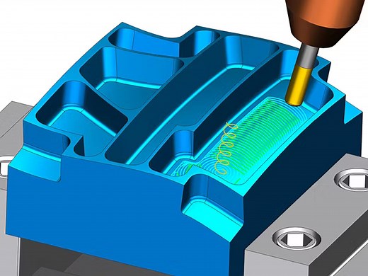 Optimized Toolpaths and Simulation with CAM Software