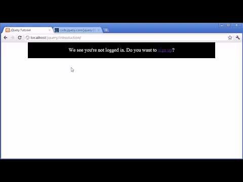 jQuery Tutorial - 71 - Slide Down