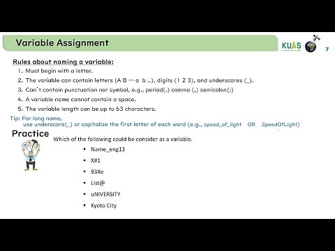 2.1 Variable assignment in MATLAB