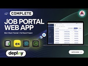 Build a FullStack Job Portal App with MERN Stack (MongoDB, Express, React Js, Node Js) | 1 Shot