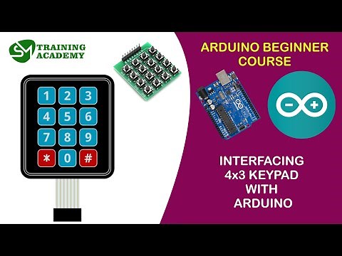 Interfacing 4x3 Matrix Keypad with Arduino | Column Scanning Technique