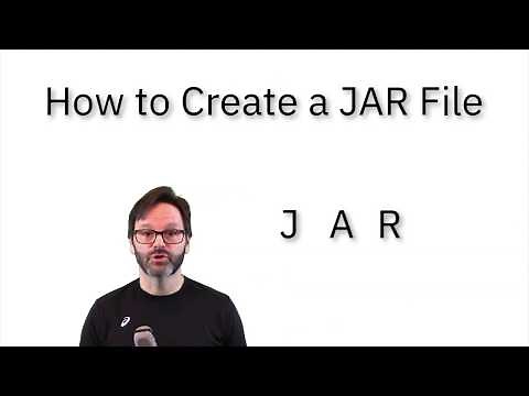 How to create a Java ARchive (JAR) file