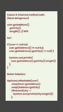 Most Common NullPointerException Causes 🔥 | Java Interview