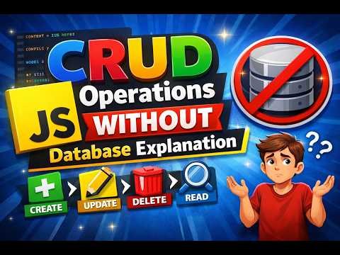 JavaScript CRUD Operations with Examples