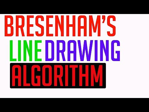 Bresenham's Line Drawing Algorithm With Example