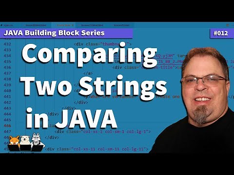 Comparing Two Strings in Java | Comparing Strings
