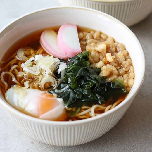 Kake Soba (Hot Soba Noodle Soup) - Chef JA Cooks