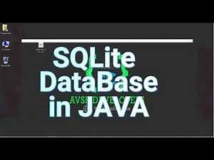 Java Tutorial - SQLite Database Connection in JAVA