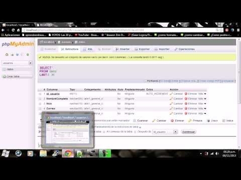 Como conectar un formulario en HTML con una base de datos en phpMyAdmin