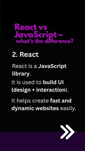 React vs JavaScript ⚛️🆚 JS | Difference in 30 Seconds