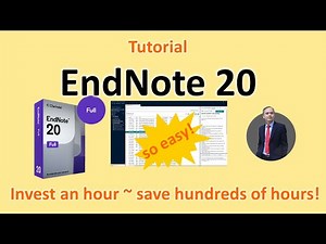 Endnote 20 Tutorial ~ Endnote self-learning