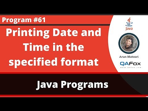 Java program to print the Date and Time in a different format