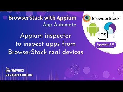 Redirect Appium inspector to BrowserStack real devices to inspect elements