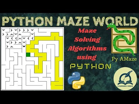 Maze Generation and Search in Python [Python Maze World- pyamaze]