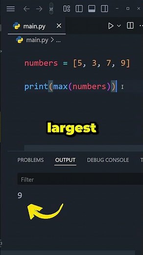 Find the Biggest Number in a Python List Instantly! 🚀🔥