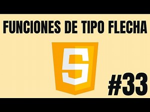 ✅ Funciones de Tipo Flecha | Curso de Javascrit #33