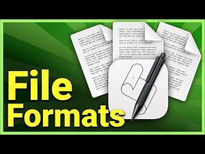 AppleScript Tutorial : File Formats