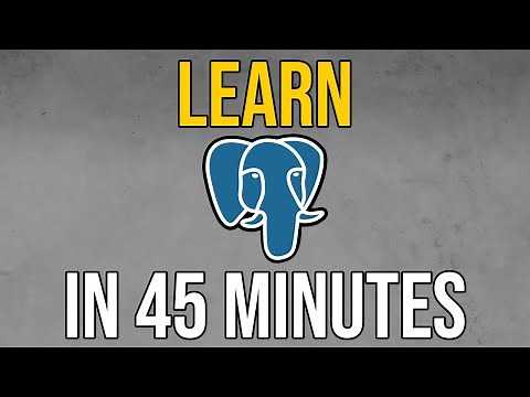 PostgreSQL CRASH COURSE - Learn PostgreSQL in 2024