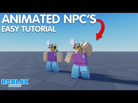 How to make Animated NPC | Roblox Studio Tutorial