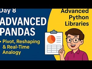 Advanced Python Pandas: Pivot Table & Melt with Real-Time Analogy | Data Reshaping in 15 Mins