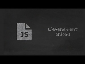 Javascript - L'événement onload