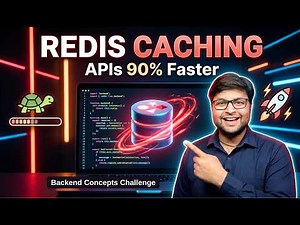 How Redis Makes APIs 90% Faster | Redis Caching Tutorial for Backend Engineer | HINDI