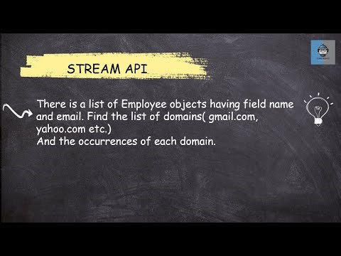 Java 8 Stream API - 33 Find the occurrence of domains using Java streams || Most Asked