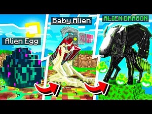 LIFE OF A MINECRAFT ALIEN DRAGON!