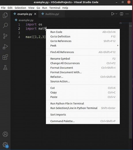 How to view python code of module/function in VSCode