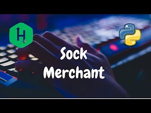 22 - Sock Merchant | Implementation | Hackerrank Solution | Python