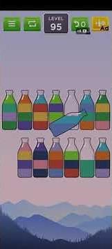 Liquid sort puzzle level 95
