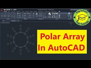 How to use Polar Array In AutoCAD