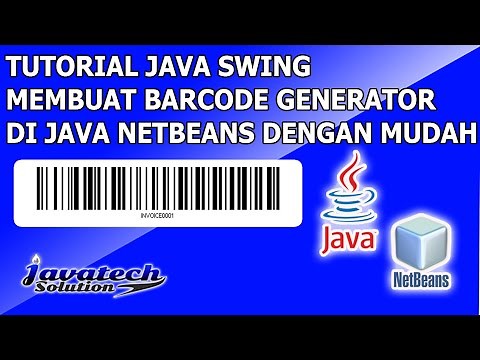 HOW TO CREATE BARCODE IN JAVA NETBEANS - CARA MEMBUAT BARCODE DI JAVA NETBEANS DENGAN MUDAH