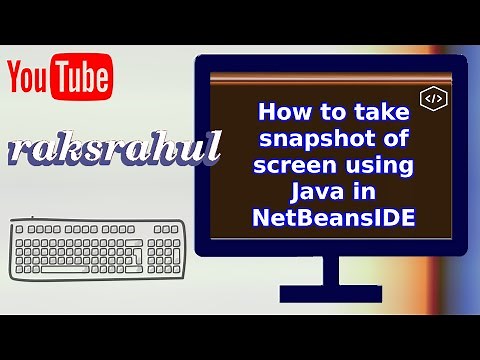 How to take Screenshot using Java in NetBeansIDE