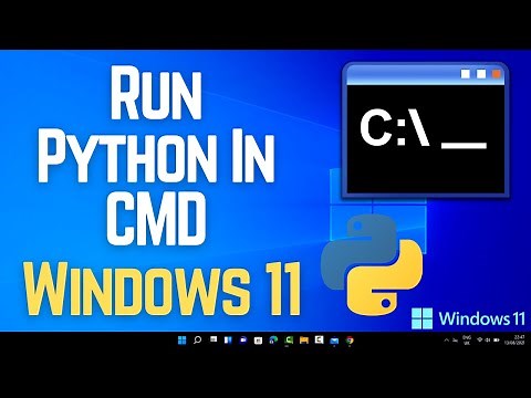 How To Run Python In Command Prompt | How to Run a Python Script Windows 11