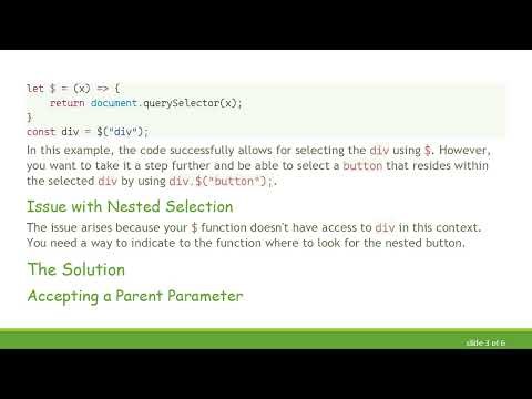 Simplifying DOM Selection: Replacing document.querySelector() with $