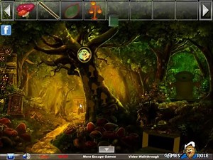 Alien Mushroom Forest Escape video walkthrough