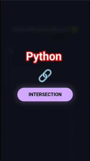 Set & Operator in Python – 18‑sec Quick‑Tip