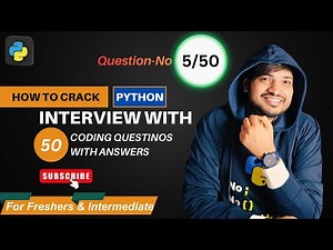 Question-5 Python Program to Find Factorial of a Number | Python Interview Questions for Beginners