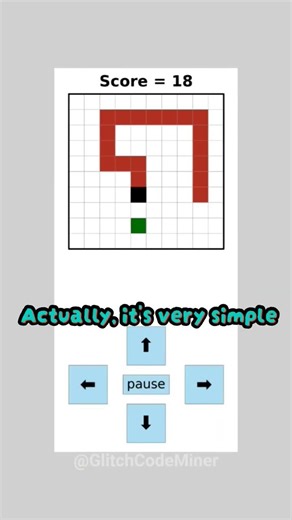 Can You Build a Snake Game Using Python?? 🐍 #programming
