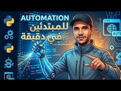 أول مشروع Automation بسيط للمبتدئين (فتح موقع تلقائيًا)