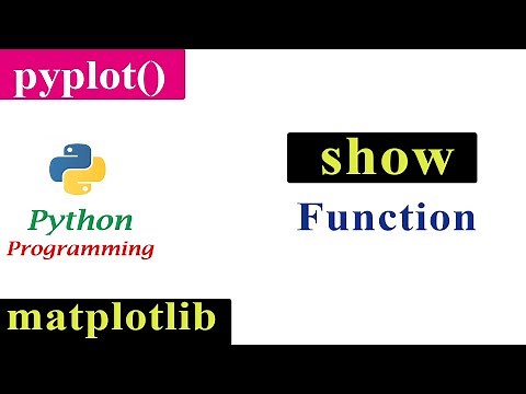 Show Function In Pyplot | Matplotlib | Python Tutorials