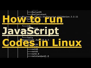How to run JavaScript in Linux