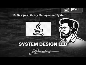 16. Design a Library Management System : JAVA