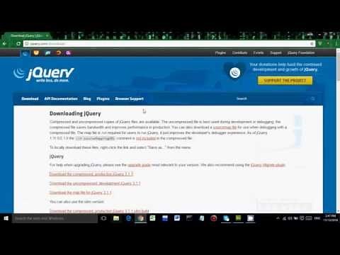 How To Add jQuery In Offline Mode|Manually