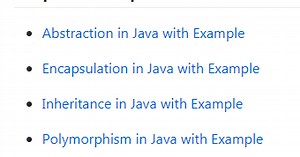 OOPs Concepts in Java with Examples