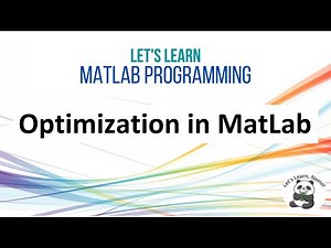 (MP06) Optimization in MatLab