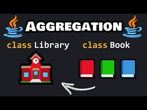 Learn Java AGGREGATION in 9 minutes! 🏫