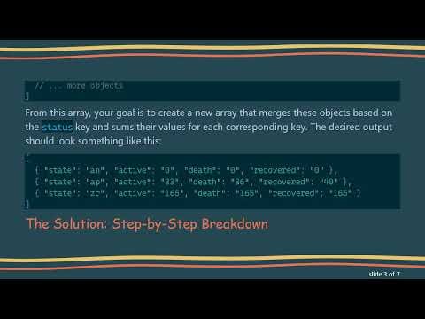 Merging Multiple JavaScript Objects with Summed Values